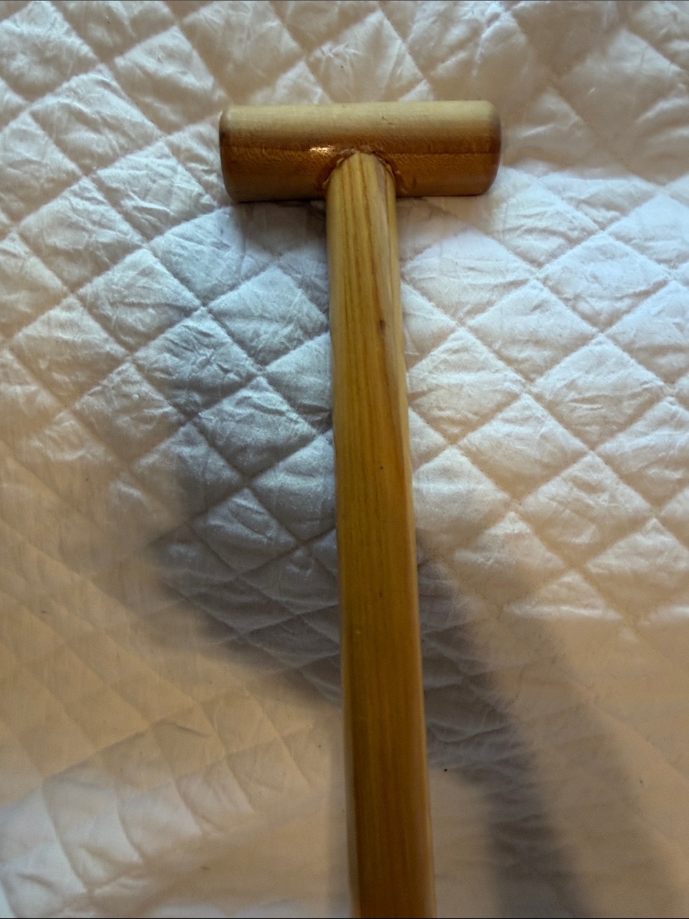 Classic Wooden Canoe Paddle - Natural Brown - Picture 4 of 7